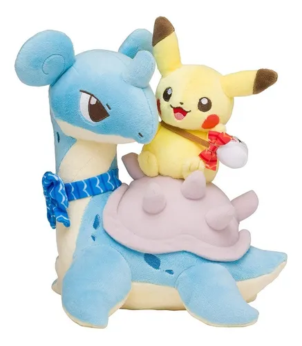 Lapras Pikachu Pokemon Center Peluche 25cm