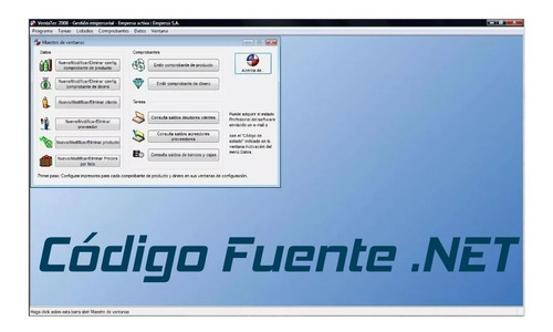 Imagen 1 de 8 de Codigo Fuente Software Sistema Gestion Vtas Cta Cte Almacen