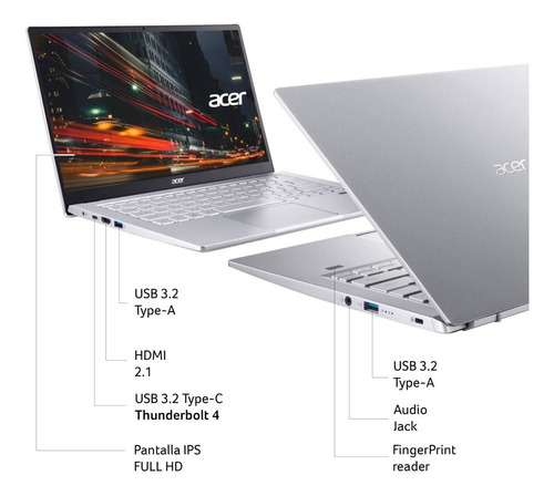 Notebook Acer Swift 3 Sf314-511-504n/i5 8gb Ram 256 Ssd