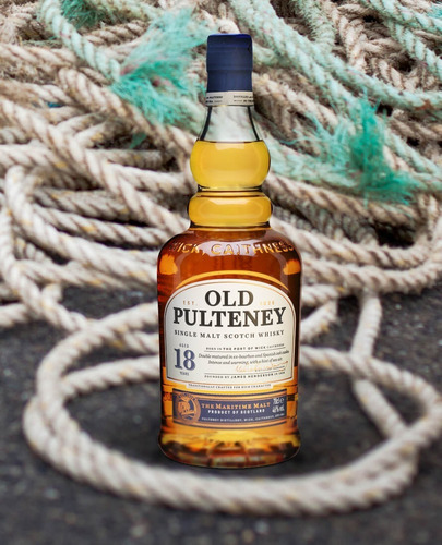 Imagen 5 de 8 de Whisky Old Pulteney 18 Años Single Malt 700ml En Estuche