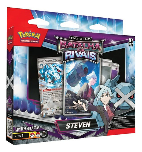 Deck Pokémon Batalha De Rivais Steven Copag Steve Português