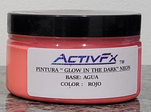 Pintura  Glow In The Dark  Neon Base Agua 100 Gr