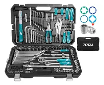 Comprar Set Herramientas Manuales Dados Rachet 142pz Maletín Total