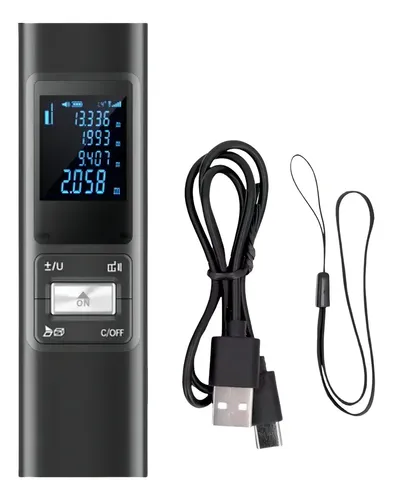 Trena A Laser Nível Digital Linha Vermelha Trena Laser 80mt