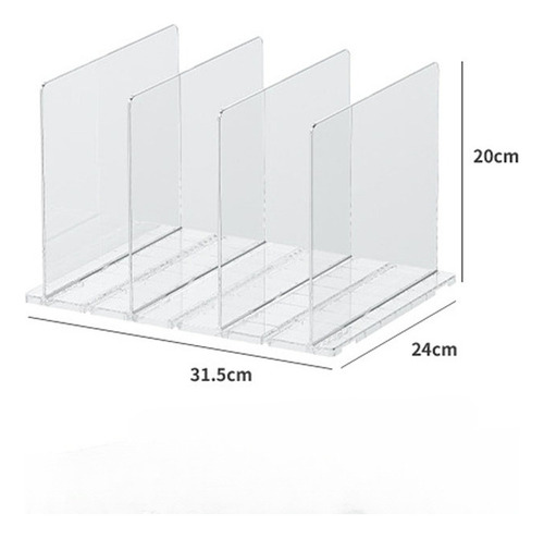 ( Caja De Almacenamiento Multiusos Con 4 Separadores