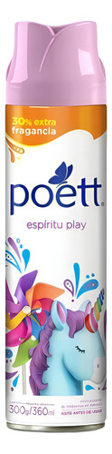 Poett Desodorante Ambiente Espíritu Play Aerosol 360ml