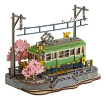 Comprar Robotime Puzzle 3d Tranvia Viaje De Sakura Tgs02 Rolife