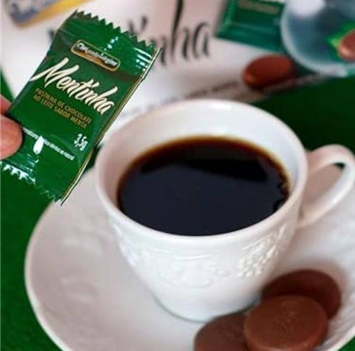 Pastilha Mentinha Com Chocolate Ao Leite 70gr - Kit Com 2