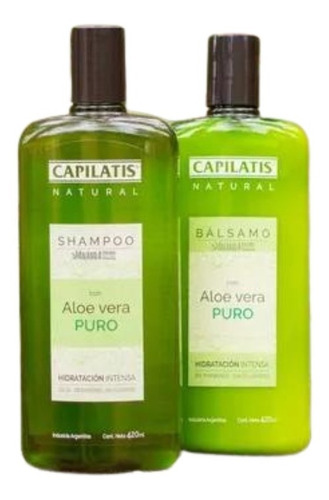 Capilatis Shampoo 420ml + Balsamo Aloe Puro 420ml