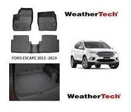 Alfombra Weathertech Ford Escape 2012  2017 Completo Negro