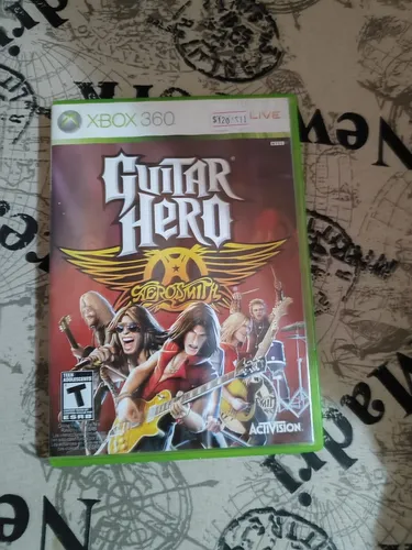 Jeu Guitar Hero Aerosmith - Xbox 360 - Complet - Très Bon état