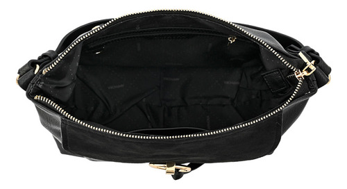 Cartera Corte Oval Mediana Rustique Negro
