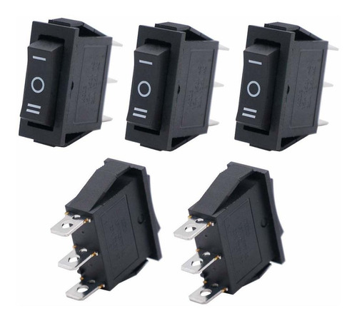 5pcs Rocker Switch 3 Pines 3 Posición En Off En Ac 6a ...