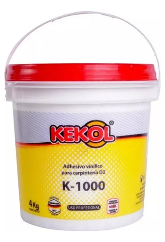 Cola Vinilica Kekol K-1000 4kg Adhesivo Madera Carpintero 