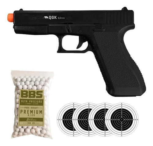 Pistola De Airsoft Spring Qgk Glock, 1911, P226 Beretta Pt92