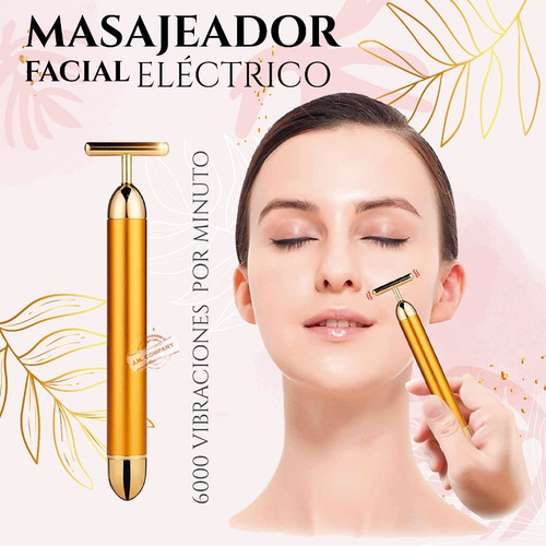 Imagen 5 de 10 de Masajeador Facial Electrico Antiarrugas Rejuvenecedor 24k