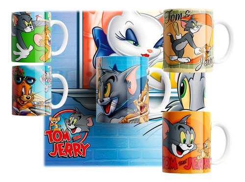 Tazas Tom & Jerry 5 Modelos Elegí La Tuya!