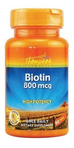 Biotina Ayuda Para Crecimiento Del Pelo Uñas 880mcg 90 Tblts