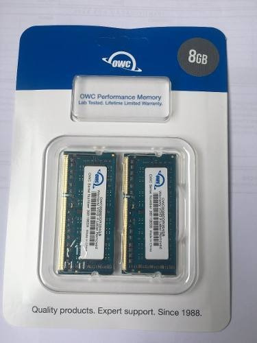 Memoria RAM 8GB 2 OWC8566DDR3S8GP