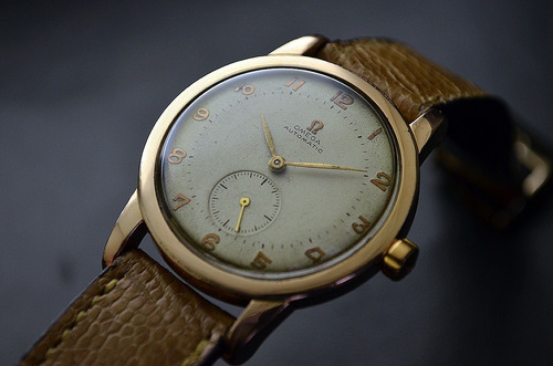 Omega Hammer Cal. 332 Plq. Ouro Rosa Ref.2493-2 Lindo/enorme (Usado)