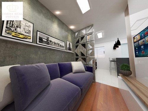 Imagem 5 de 13 de Área 40,00 M²/ 02 Dorms / 01 Sala / 01 Cozinha/01 Banheiro /01 Área De Serviço/ 01 Vaga De Garagem - Ap00098 - 34004465
