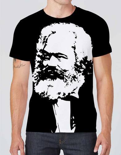 Camiseta Camisa Personalizada Karl Marx 2