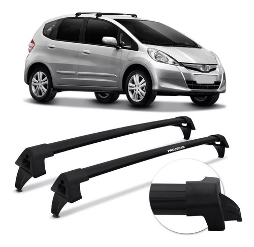 Barras De Techo Honda Fit 2009-2014 Negras