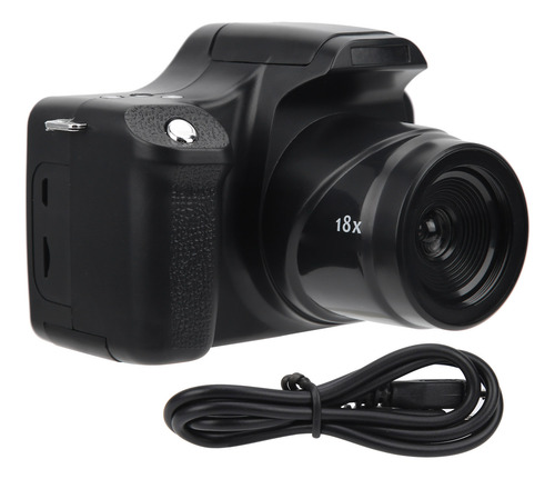 Cámara Réflex Hd, Pantalla Lcd De 3.0 Pulgadas, Zoom De 18x,