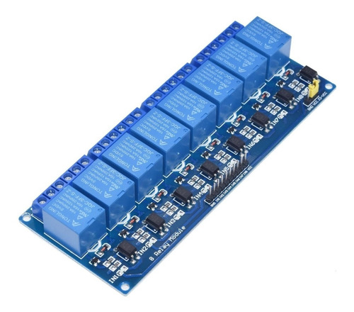 Modulo Rele 8 Canales 5v Tarjeta Arduino Optocopladores 