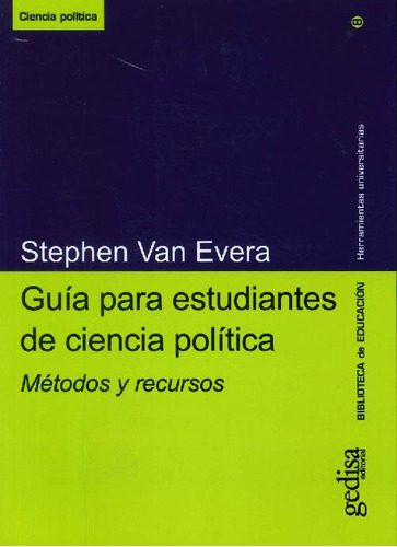 Libro Guia Para Estudiantes De Ciencias Politicas, Metodos Y