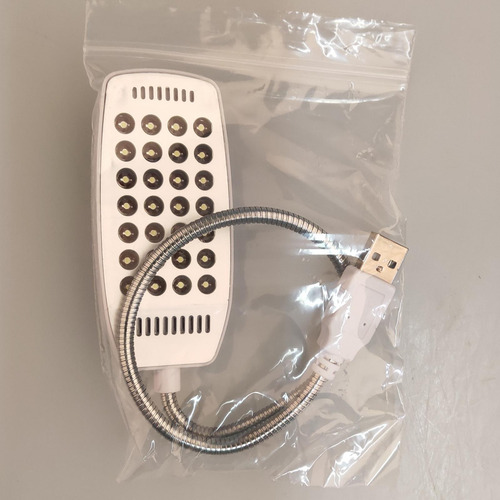 2 Lámpara Usb Luz De Lectura Portátil Flexible Luz Led
