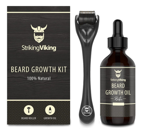 Striking Viking Kit De Crecimiento De Barba Aceite De Creci