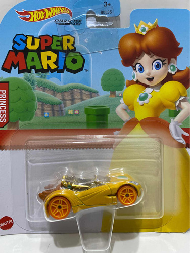 Hot Wheels Princesa Daisy De Súper Mario Bros 1:64