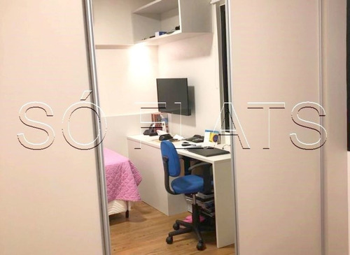 Imagem 11 de 15 de Flat No Jd. Paulista, Fora Do Pool, Andar Alto, 02 Dorms, Proximo Ao Pq Trianon - Sf27373