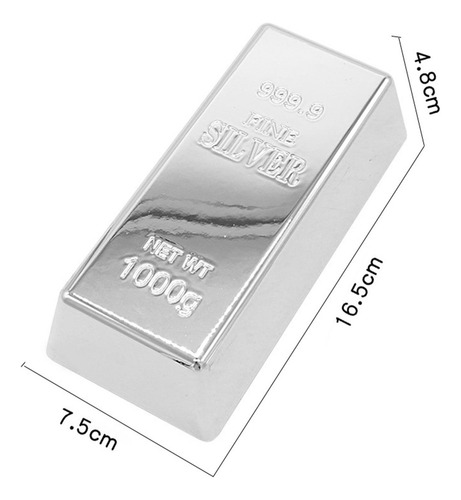 Tope De Puerta Decorativo De Plata Falsa Realista (no Real)