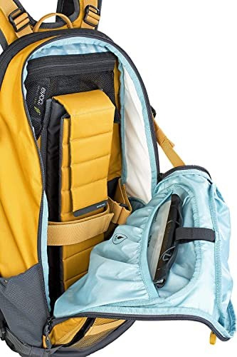 Evoc Paquete De Hidratación Fr Traile-ride Protector 20l Color Amarillo Arcilla / Gris Carbón