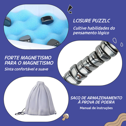 Kit 20 Peças Jogo De Xadrez Magnético 5 Modelos Ímãs De Jogo