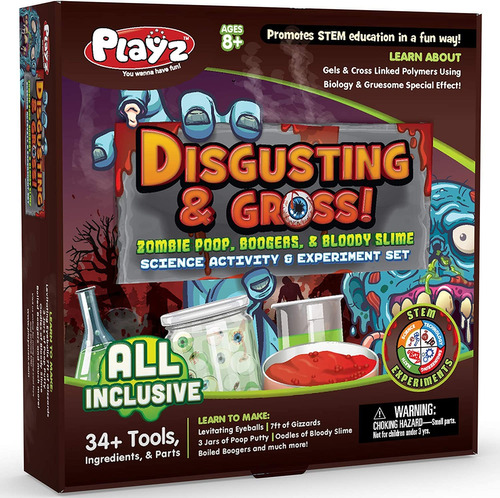 Playz Disgusting N Gross Zombie Poop - Kit De Aprendizaje Y.