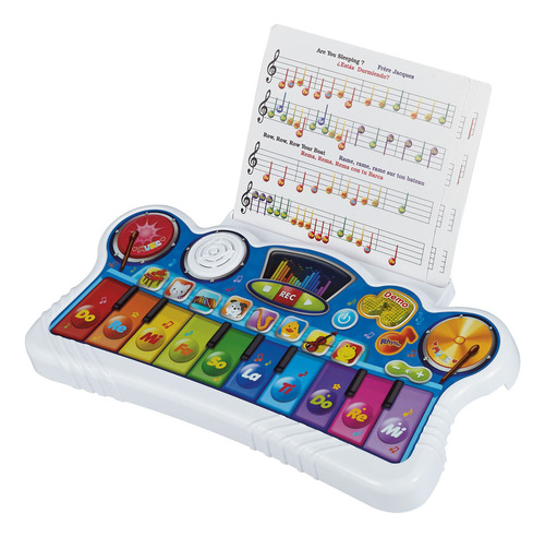 Piano Smart Didactico Infunbebe Ls3030 Color Multicolor