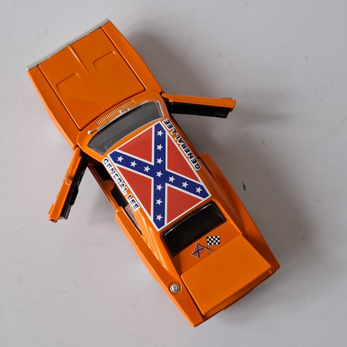 Dodge Charger R/t 1970 Custom General Lee Dukes Hazzard 1/36 Color Naranja
