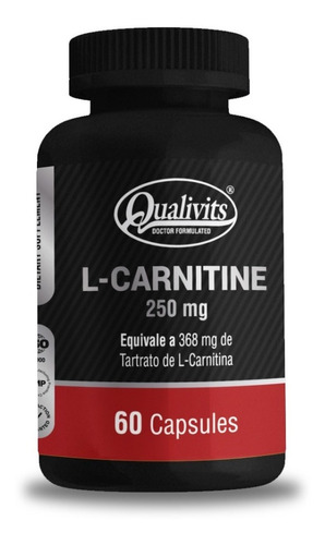 L Carnitine 250 Mg Qualivits X 60 Tabs Sabor Sin Sabor