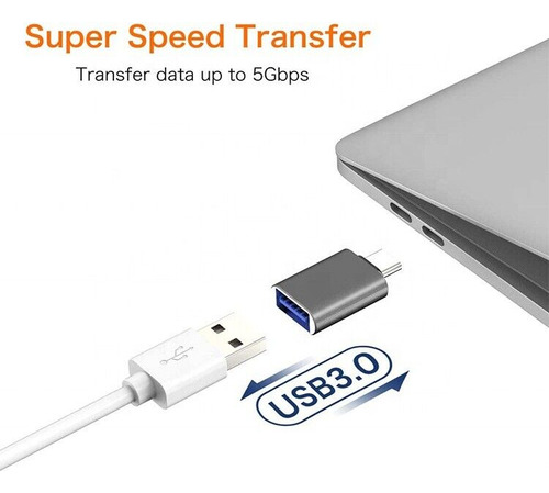 4 Un Adaptador Conversor Usb-c Tipo C Para Usb Com Garantia