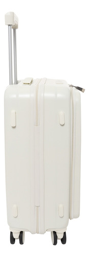 Maleta Chica Travel Mano Abs Tsa 4 Ruedas Resistente Avion Blanco Fashion