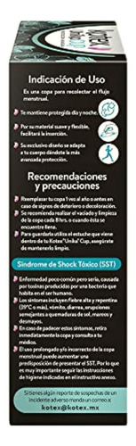 Kotex Unika, Copa Menstrual Con Estuche, Tamaño Mediano 15