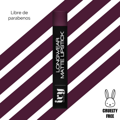 Labial Longwear Matte Lipstick Ivy Mrs. Rebel