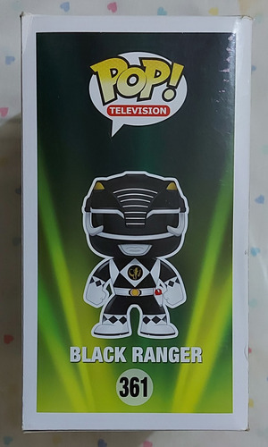 Funko Pop Power Rangers Mighty Morphin Black Ranger #361 (Usado)