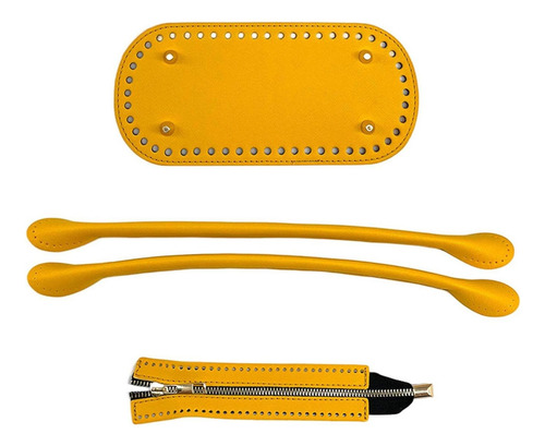 Zz Conjunto De Ganchillo Tejido 3 Uds Bolsa Cojín Base