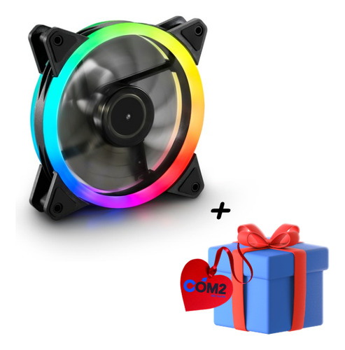 Ventilador Pc Rgb 120mm Shark Blades Pwm Sharkoon Rgb
