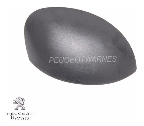 Cacha De Espejo Negra Derecho Original Peugeot 206