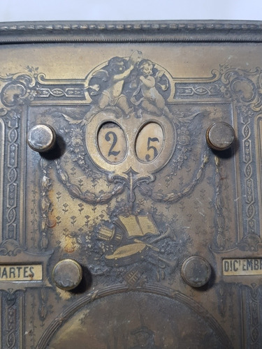 Imagen 5 de 9 de Antiguo Calendario Perpetuo De Escritorio Paris Mag 57936